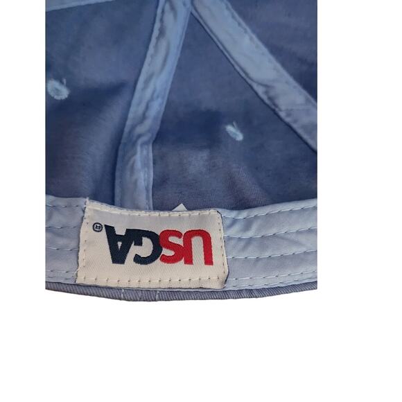 Pebble Beach 2019 US Open Hat Strap Back Sky Golf Cap Blue Tree Logo USGA Member - Picture 4 of 4
